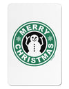 Merry Christmas Latte Logo Aluminum Magnet-TooLoud-White-Davson Sales