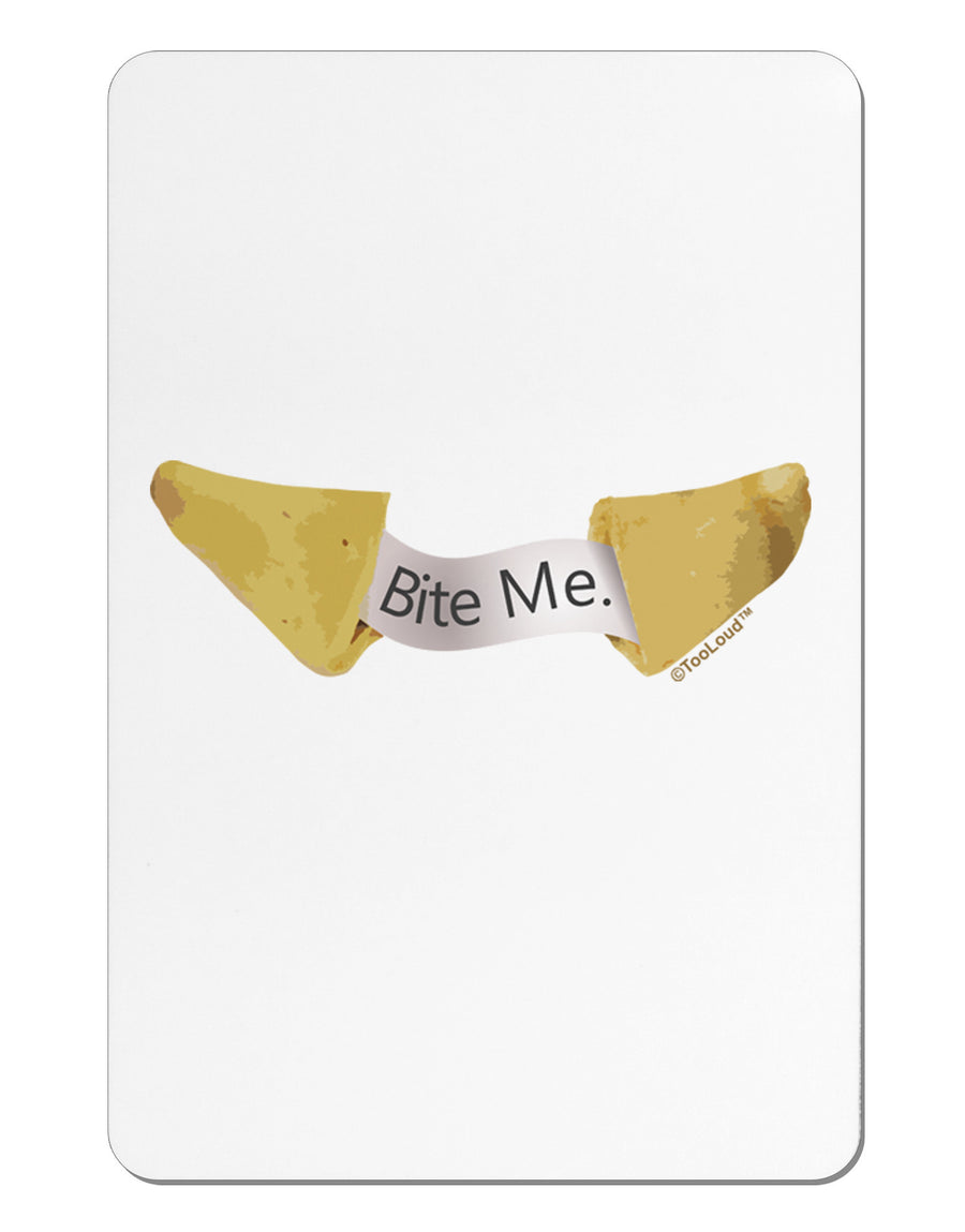 Bite Me - Fortune Cookie Aluminum Magnet-TooLoud-White-Davson Sales