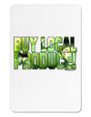 Buy Local - Green Tomatoes Text Aluminum Magnet-TooLoud-White-Davson Sales