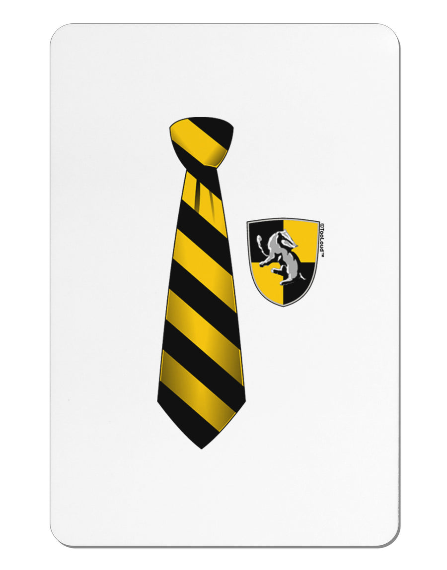 TooLoud Wizard Tie Yellow and Black Aluminum Magnet-TooLoud-White-Davson Sales