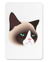 Cute Disgruntled Siamese Cat Aluminum Magnet-TooLoud-White-Davson Sales