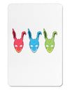 Scary Bunny Tri-color Aluminum Magnet-TooLoud-White-Davson Sales