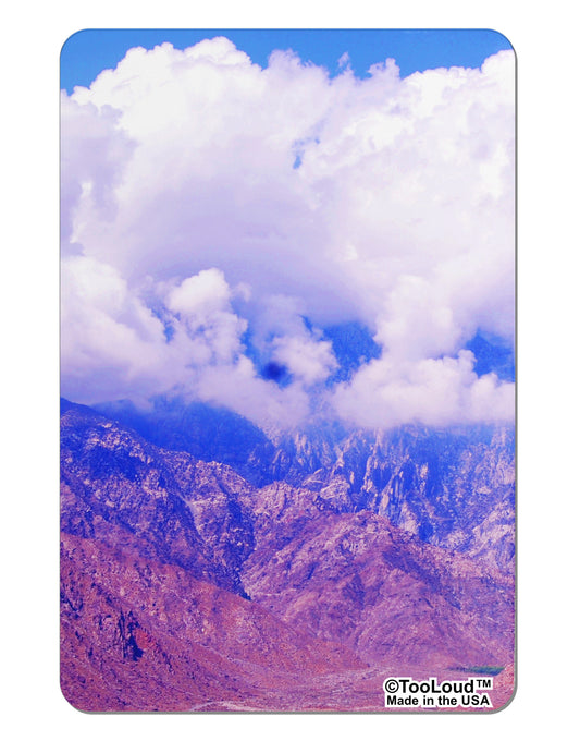 California Mountainscape Aluminum Magnet All Over Print-TooLoud-White-Davson Sales