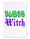 Basic Witch Color Green Aluminum Magnet-TooLoud-White-Davson Sales