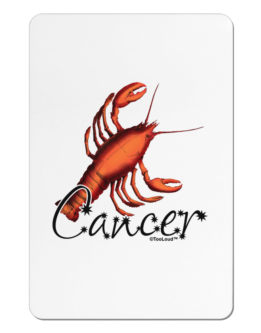 Cancer Color Illustration Aluminum Magnet-TooLoud-White-Davson Sales