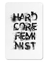 Hardcore Feminist Aluminum Magnet-TooLoud-White-Davson Sales