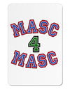 Masc 4 Masc College Stud Aluminum Magnet by TooLoud-TooLoud-White-Davson Sales