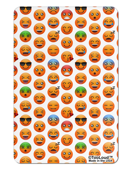 Lots Of Emojis AOP Aluminum Magnet All Over Print-TooLoud-White-Davson Sales