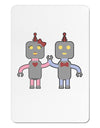 Cute Robot Love Aluminum Magnet by TooLoud-TooLoud-White-Davson Sales