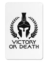 Spartan Victory Or Death Aluminum Magnet-TooLoud-White-Davson Sales