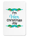 Her Christmas Joy Matching His & Hers Aluminum Magnet-TooLoud-White-Davson Sales