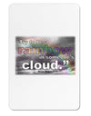 Rainbow in Cloud M Angelou Aluminum Magnet by TooLoud-TooLoud-White-Davson Sales