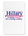 Hillary A Strong Woman Aluminum Magnet-TooLoud-White-Davson Sales