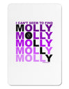 Find Molly Purple Aluminum Magnet-TooLoud-White-Davson Sales