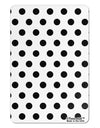 Black Polka Dots on White Collapsible Neoprene Bottle Insulator All Over Print by TooLoud-TooLoud-White-Davson Sales