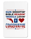 Gun Shootin' Conservative Aluminum Magnet-TooLoud-White-Davson Sales