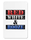 Red White & Booze Aluminum Magnet-TooLoud-White-Davson Sales