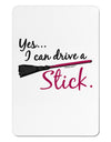 Drive Stick Pink Aluminum Magnet-TooLoud-White-Davson Sales