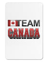 Sporty Team Canada Aluminum Magnet-TooLoud-White-Davson Sales