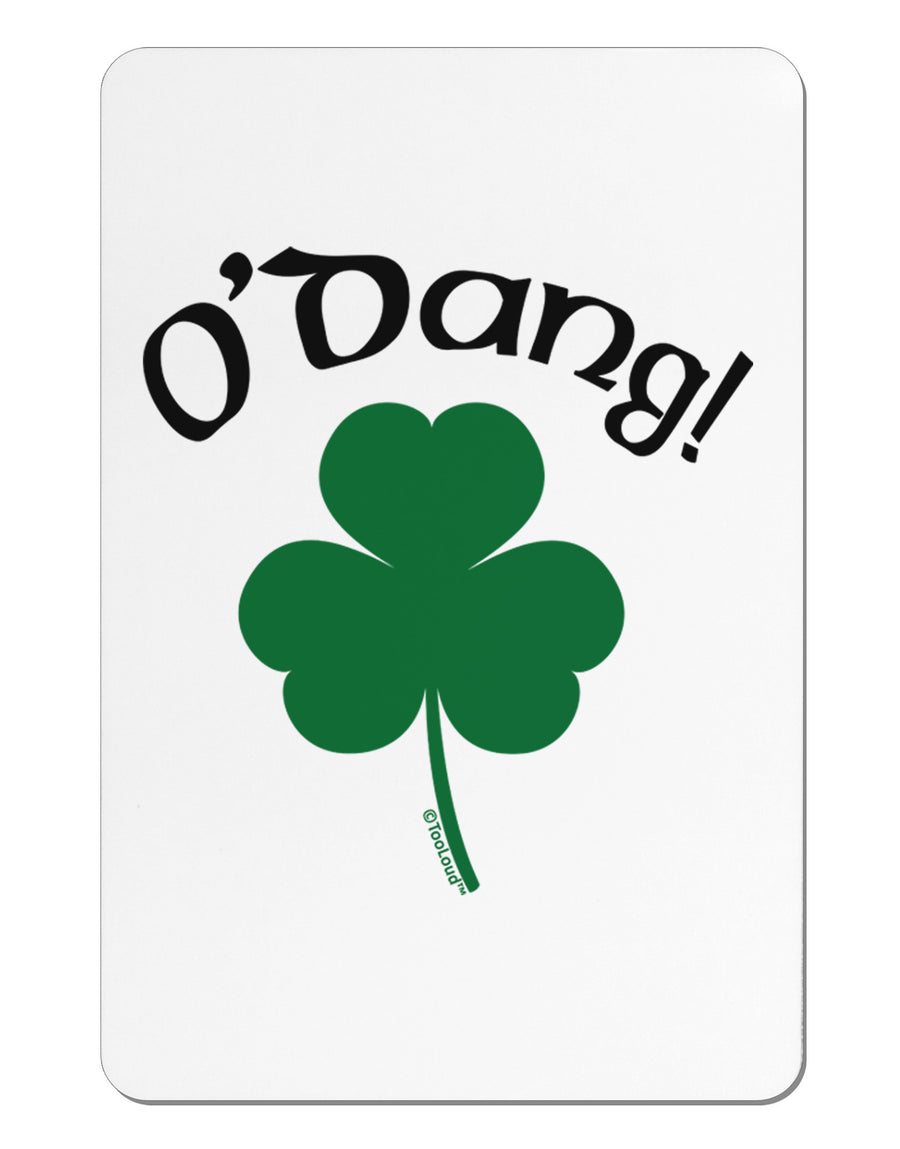 O'Dang - St Patrick's Day Aluminum Magnet-TooLoud-White-Davson Sales