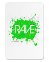 Rave Splatter Green Aluminum Magnet-TooLoud-White-Davson Sales