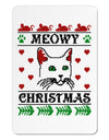 Meowy Christmas Cat Knit Look Aluminum Magnet by TooLoud-TooLoud-White-Davson Sales