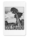 Colorado Landscape Text BW Aluminum Magnet-TooLoud-White-Davson Sales