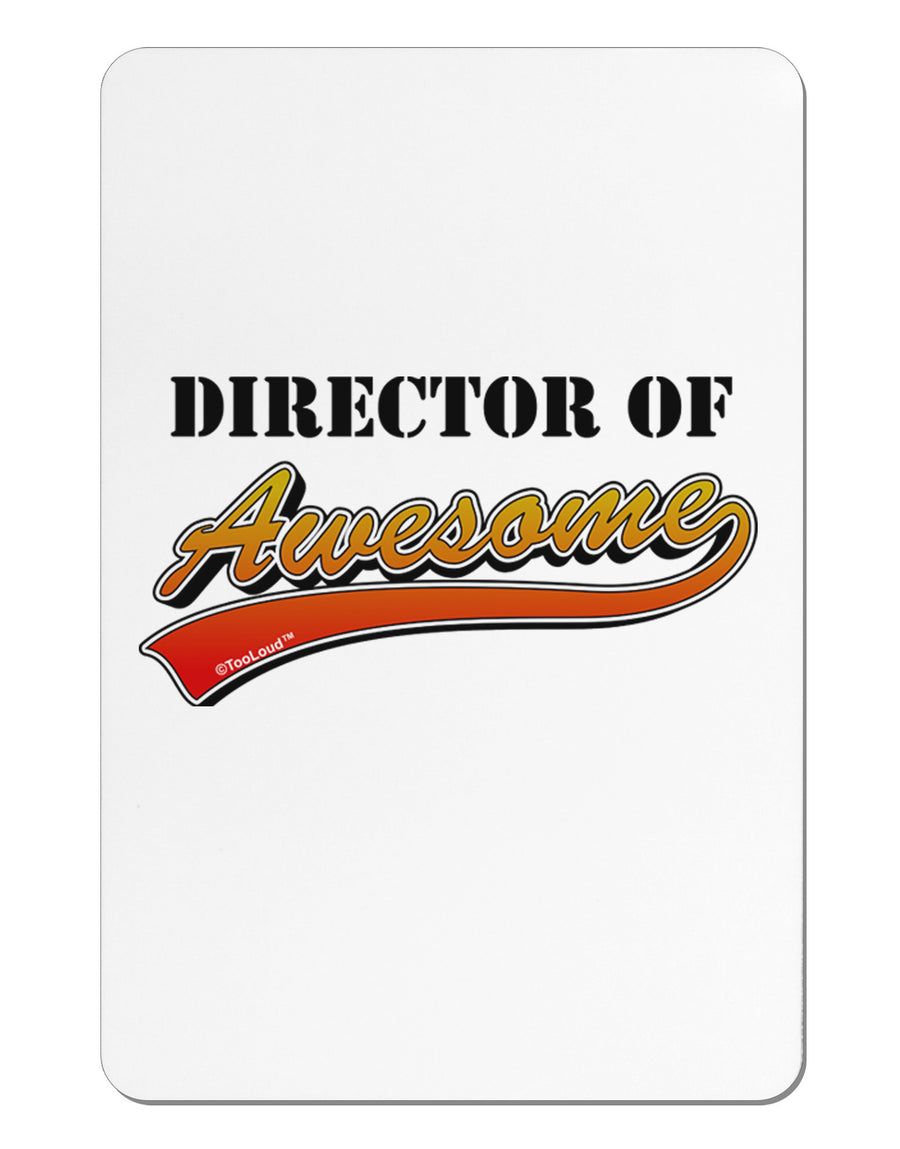 Director Of Awesome Aluminum Magnet-TooLoud-White-Davson Sales