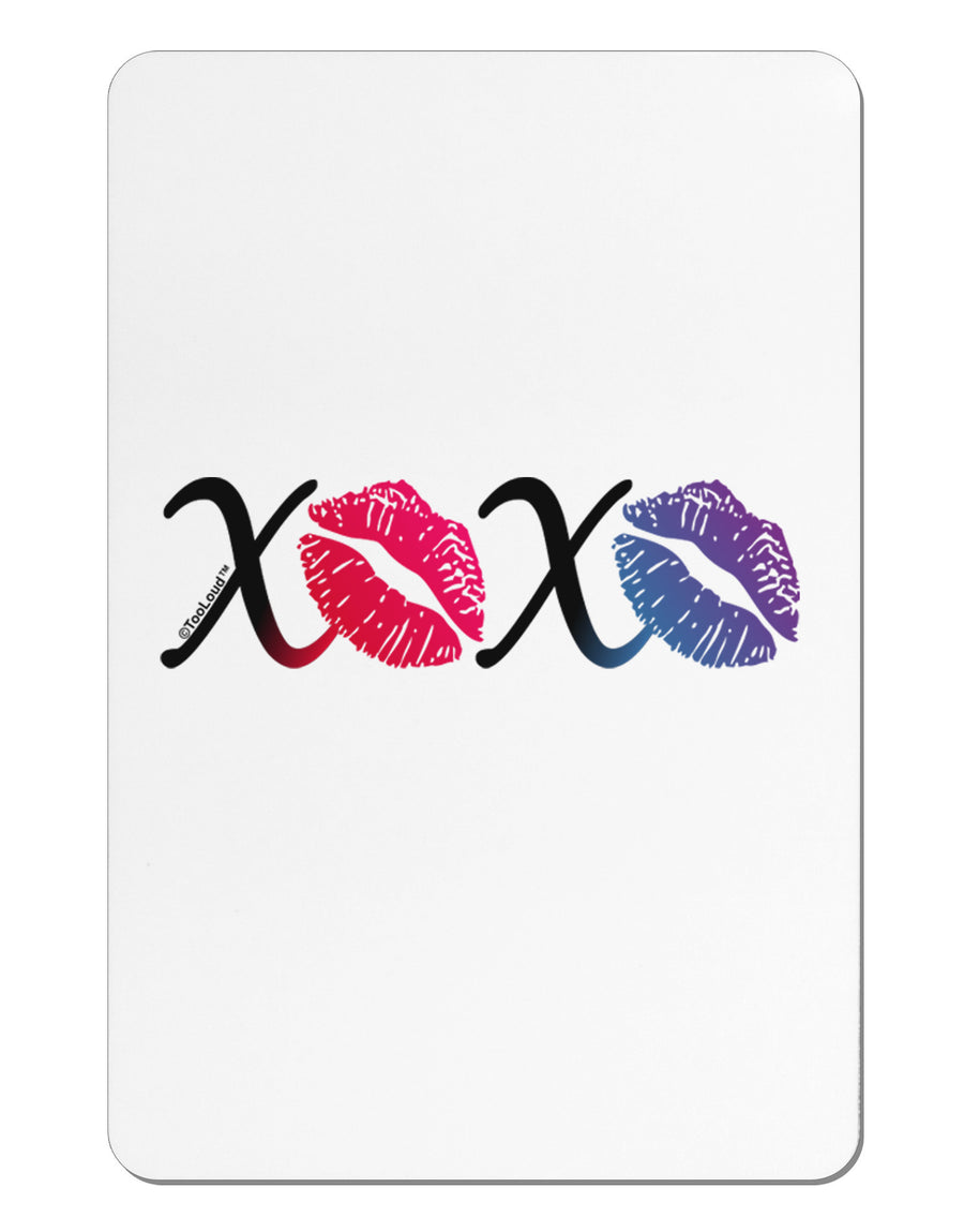 TooLoud XOXO Kisses Aluminum Magnet-TooLoud-White-Davson Sales