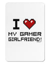 I Heart My Gamer Girlfriend Aluminum Magnet-TooLoud-White-Davson Sales