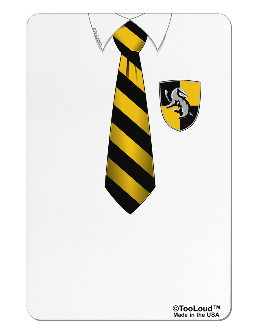 TooLoud Wizard Uniform Yellow and Black AOP Aluminum Magnet All Over Print-TooLoud-White-Davson Sales