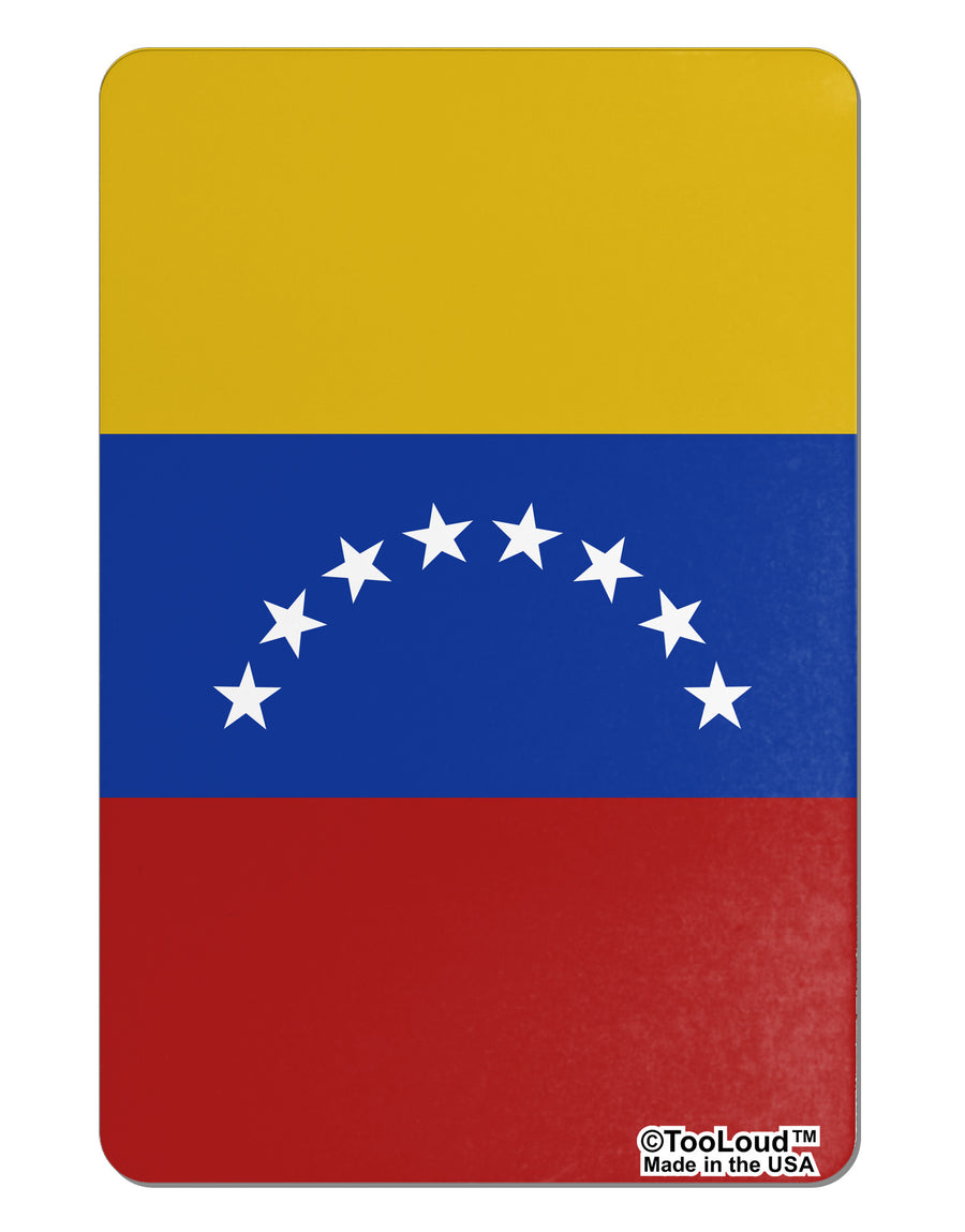 Venezuela Flag AOP Aluminum Magnet All Over Print by TooLoud-TooLoud-White-Davson Sales