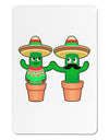 Fiesta Cactus Couple Aluminum Magnet by TooLoud-TooLoud-White-Davson Sales