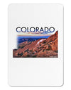 Colorado Mtn Sunset Cutout Aluminum Magnet-TooLoud-White-Davson Sales