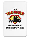 Trucker - Superpower Aluminum Magnet-TooLoud-White-Davson Sales