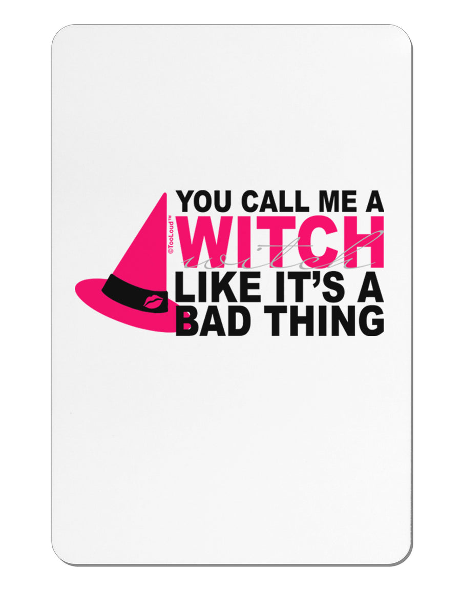 Witch - Bad Thing Hat Aluminum Magnet-TooLoud-White-Davson Sales