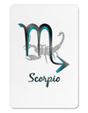 Scorpio Symbol Aluminum Magnet-TooLoud-White-Davson Sales