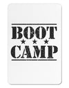 Bootcamp Large distressed Text Aluminum Magnet-TooLoud-White-Davson Sales