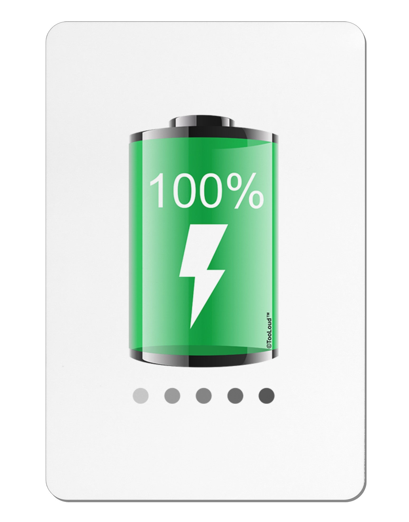 Full Energy 100 Percent Aluminum Magnet-TooLoud-White-Davson Sales