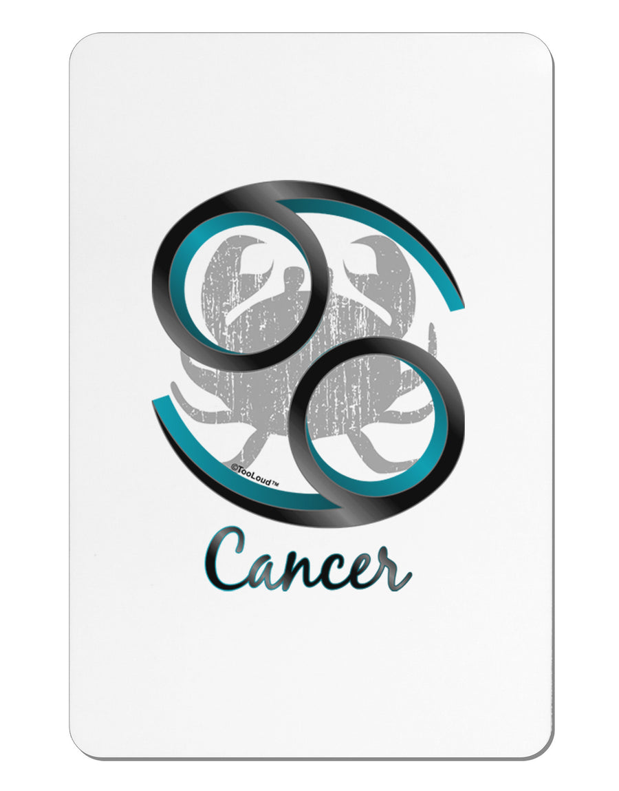 Cancer Symbol Aluminum Magnet-TooLoud-White-Davson Sales