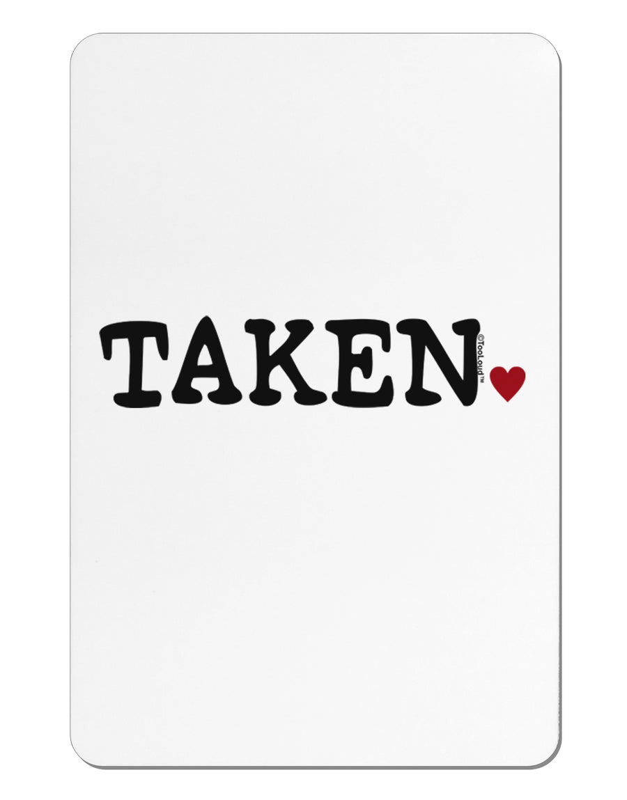 Taken Aluminum Magnet by TooLoud-TooLoud-White-Davson Sales