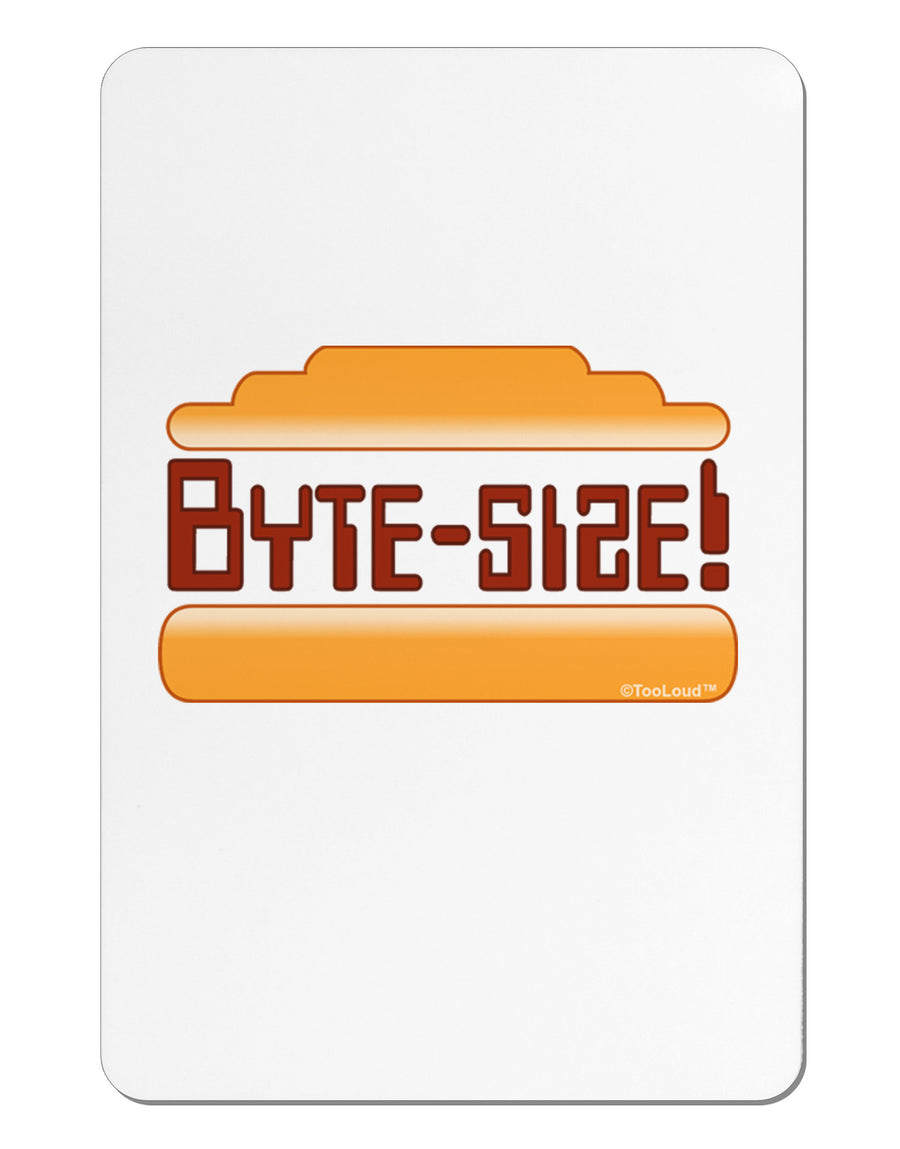 Byte Size Aluminum Magnet-TooLoud-White-Davson Sales