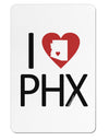 I Heart Phoenix Aluminum Magnet-TooLoud-White-Davson Sales