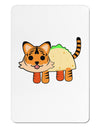 Cute Taco Tiger Aluminum Magnet-TooLoud-White-Davson Sales