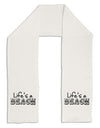 Lifes a Beach Adult Fleece 64&#x22; Scarf by TooLoud-TooLoud-White-One-Size-Adult-Davson Sales