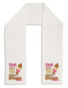 Lick Me Till Ice Cream Adult Fleece 64&#x22; Scarf-TooLoud-White-One-Size-Adult-Davson Sales