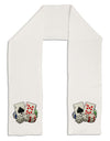 Gambling Weapons Adult Fleece 64&#x22; Scarf-TooLoud-White-One-Size-Adult-Davson Sales