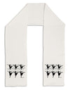 Nine Ladies Dancing Adult Fleece 64&#x22; Scarf-TooLoud-White-One-Size-Adult-Davson Sales