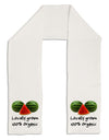 Locally Grown Organic Melons Adult Fleece 64&#x22; Scarf-TooLoud-White-One-Size-Adult-Davson Sales