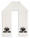 Drum Mom - Mother's Day Design Adult Fleece 64" Scarf-TooLoud-White-One-Size-Adult-Davson Sales